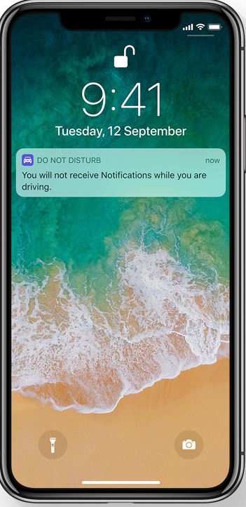 iOS 11 Do not disturb mode