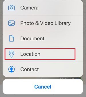 iPhone location