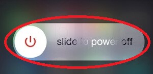 iPhone power off