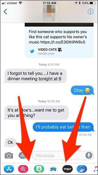 Hide App Icons from iMessage