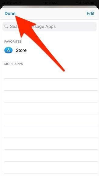 Hide App Icons from iMessage