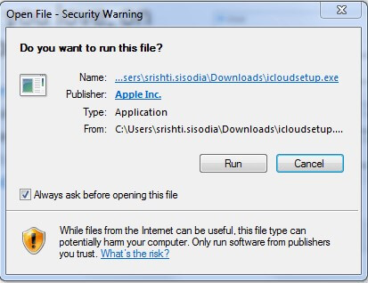 install iCloud on your Windows