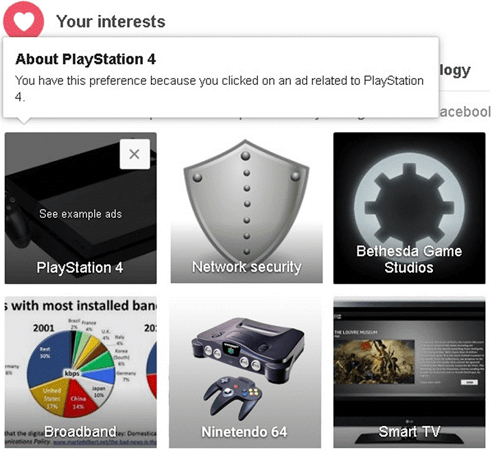 interests on facebook how to change