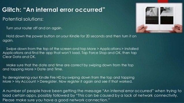internal error