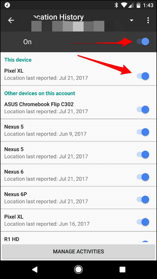 location history off