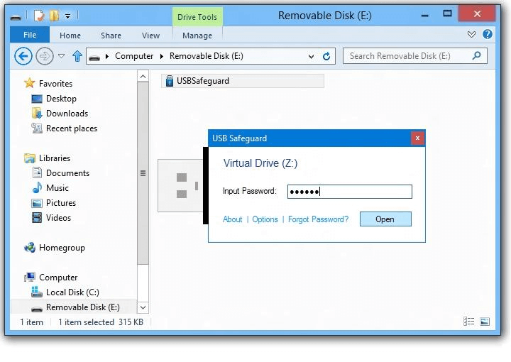 lock drive with safeguard
