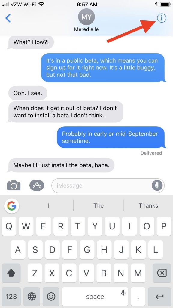message app