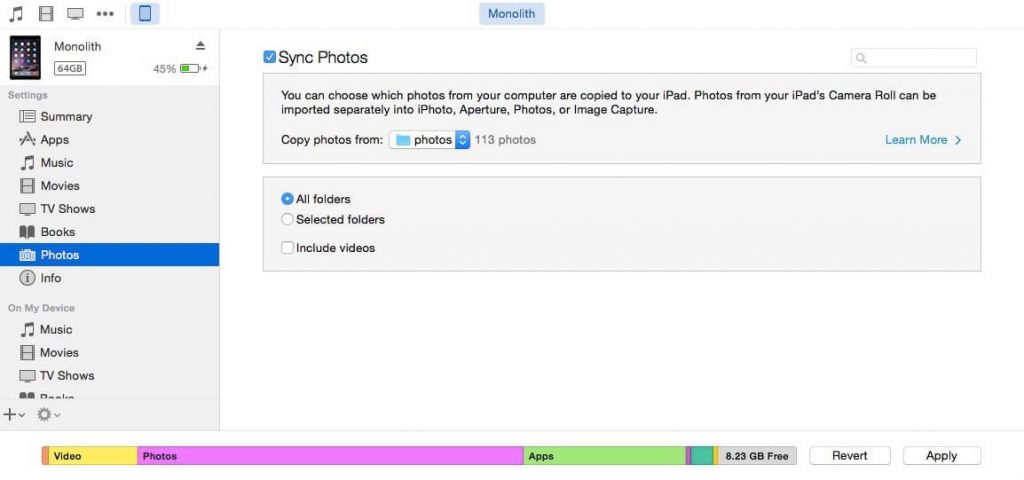 move photos from pc to iphone