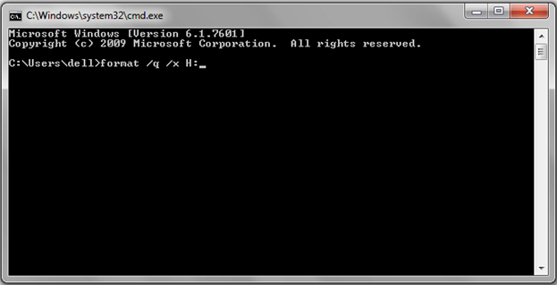 open cmd