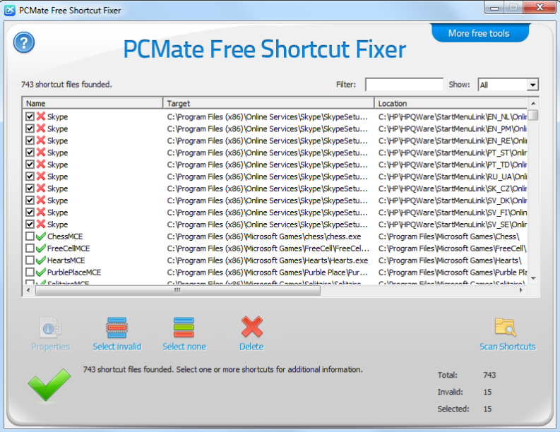 pcmate-free-shortcut-fixer