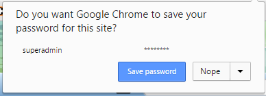 save password for google chrome