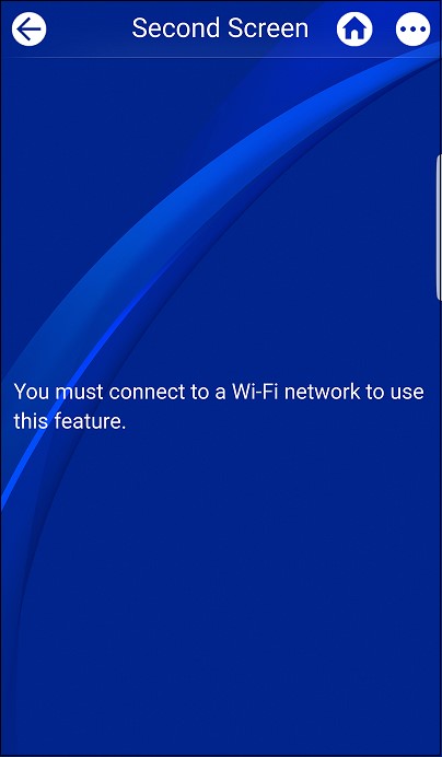 second screen wifi network
