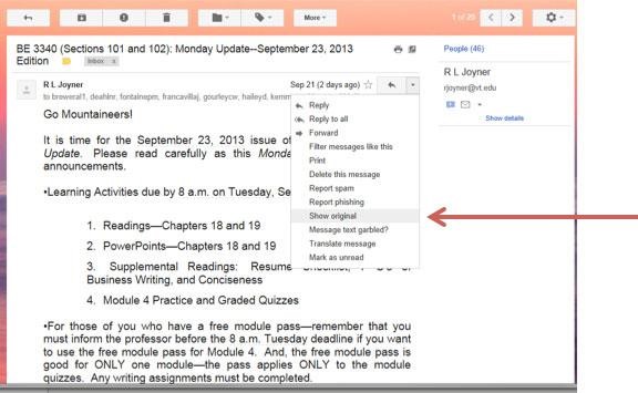 show-orginal-emails