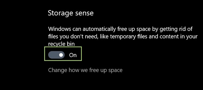 storage sense