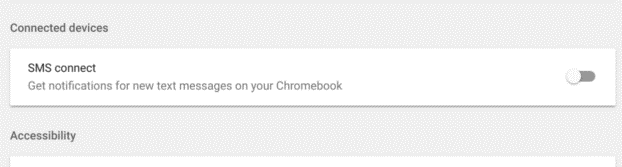 text message directly on chromebook