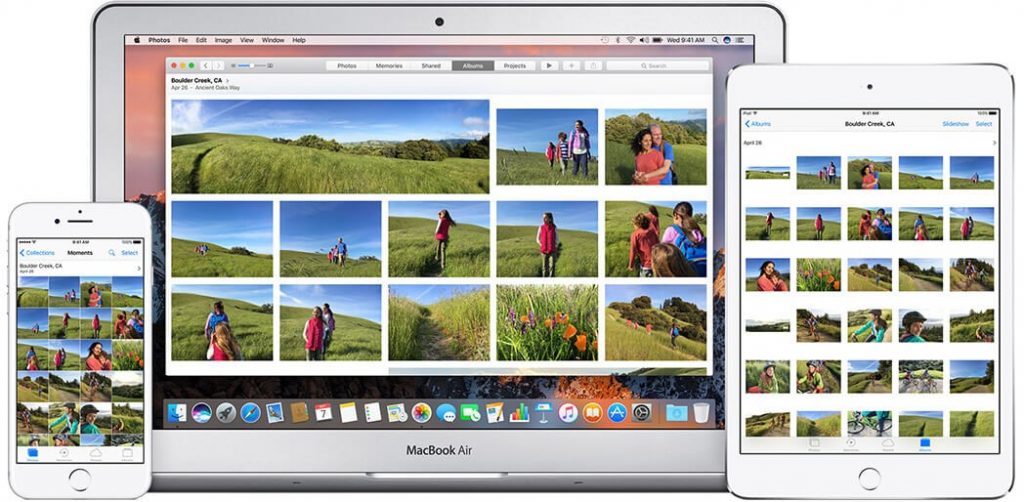 upload photos to icloud
