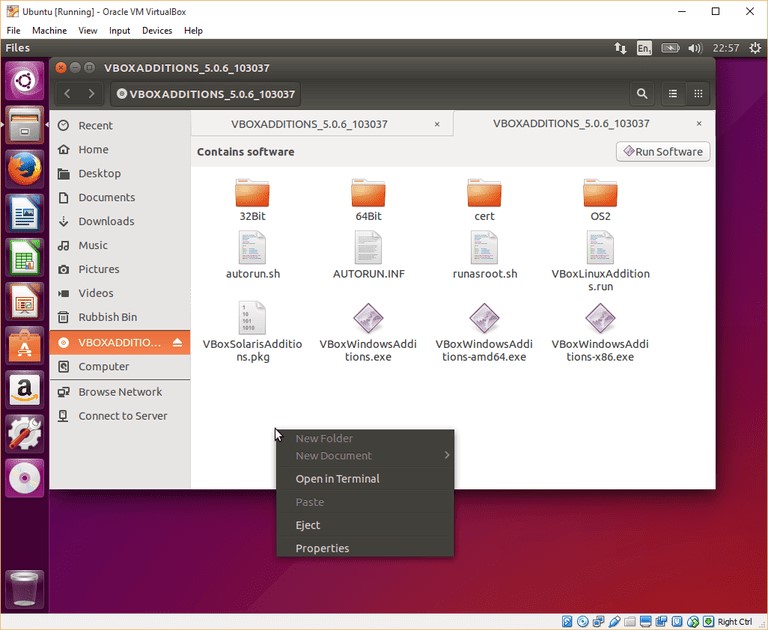 virtualbox full screen ubuntu server