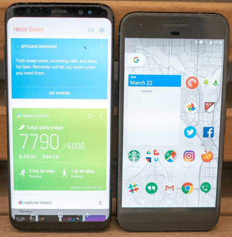 which one bigger s8 vs pixel 2
