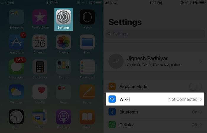 wifi password share