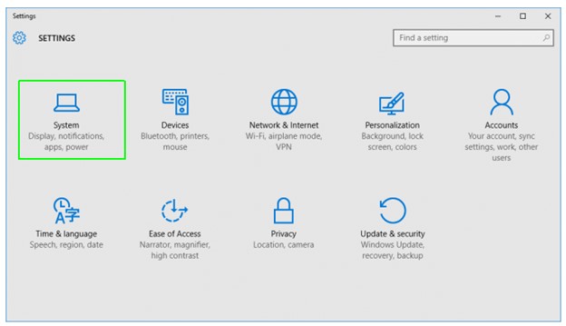 windows 10 system