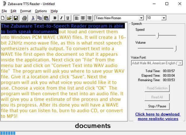 computer speech to text software